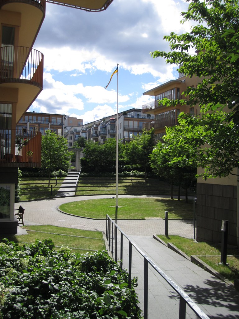 Community garden showcasing renewable energy commitment